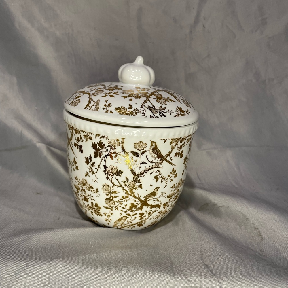 16oz Enchante Pumpkin Soufflé Scented Candle In Elegant Ceramic Jar